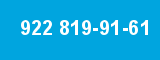 922 819-91-61 922 819-91-61